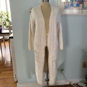 BB Dakota Long Eyelash Sweater Coat Size Small